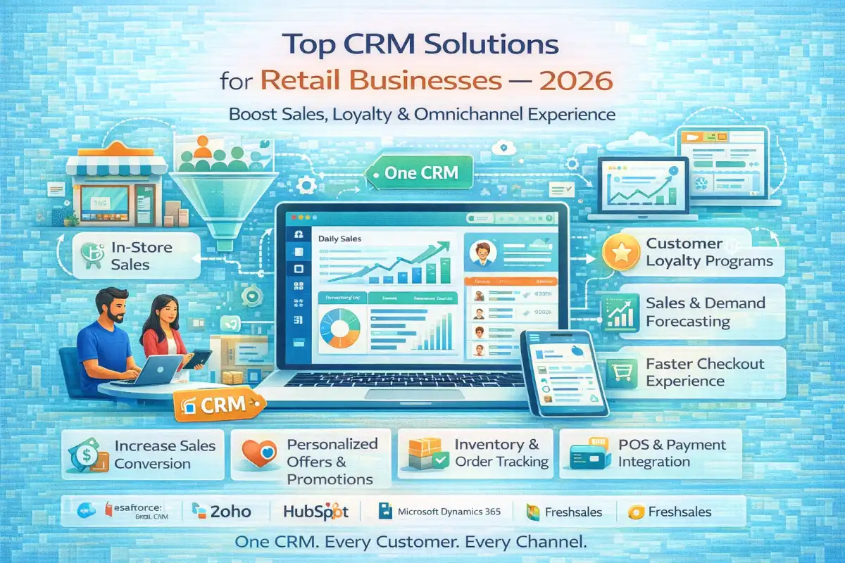 Top CRM Solutions for Retail Businesses in 2026